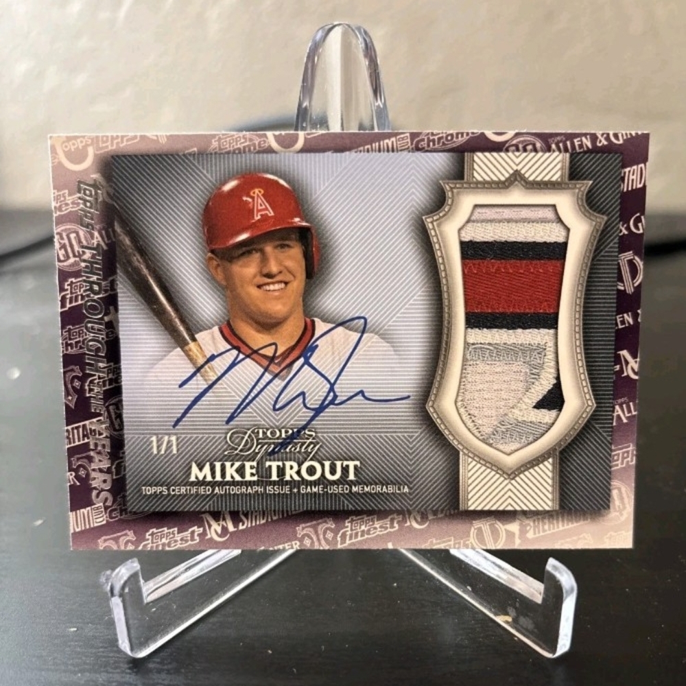 2021 Topps Through The Years Insert  Mike Trout #TTY-9 Los Angeles Angels